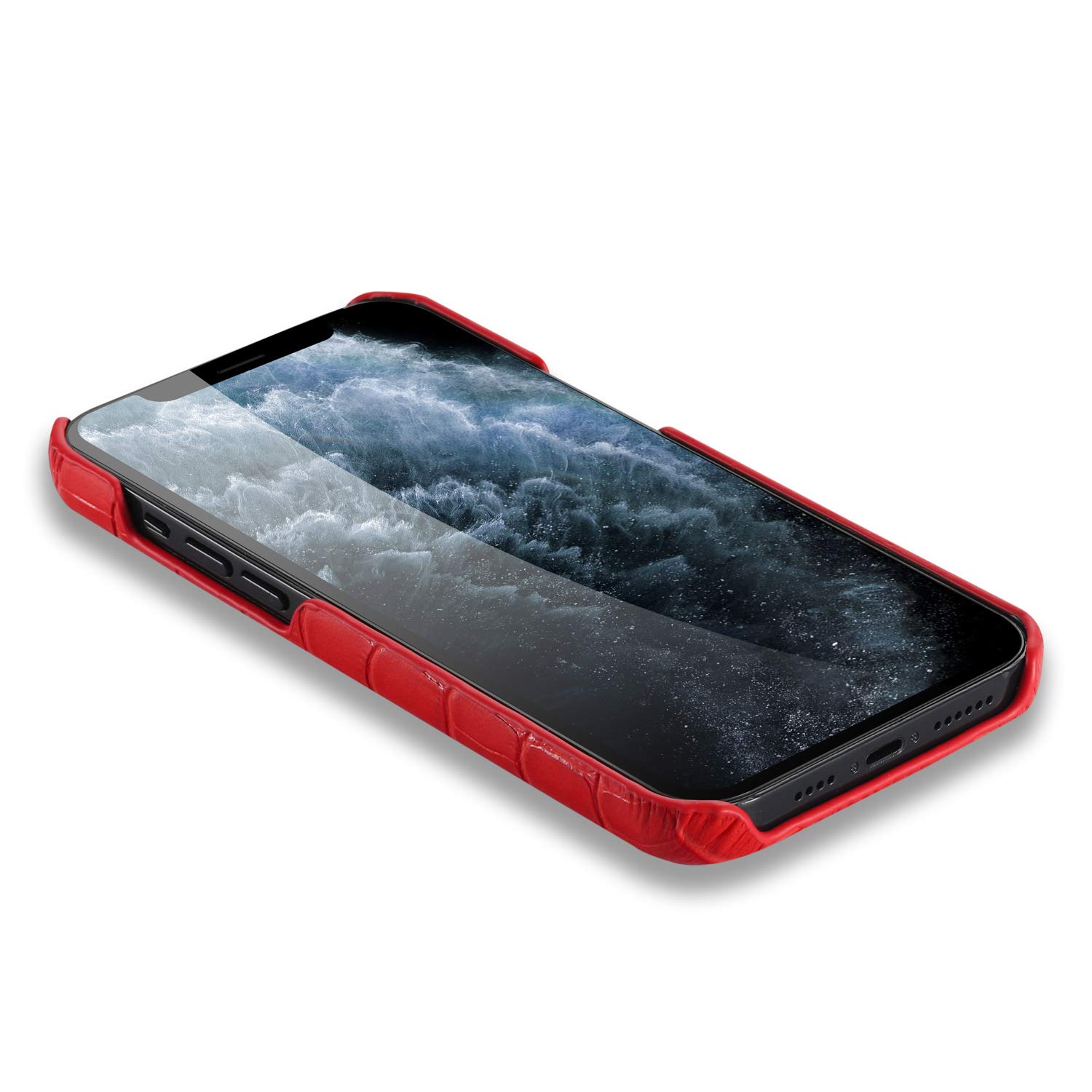 Amazon.co.jp: nincyee 本革ケース iPhone 12 and iPhone 12 Pro用